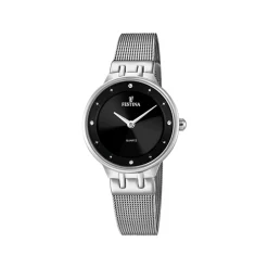 Hot Orologio Festina Classic Nero in Acciaio 30,5 mm Donna Orologi Festina Donna