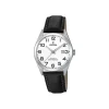 Online Orologio Festina Classic Bianco Cinturino Pelle 40 mm Uomo Orologi Festina Uomo