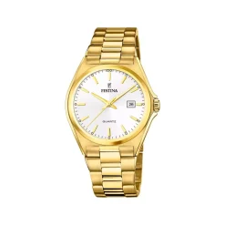 New Orologio Festina Classics Bianco Acciaio Quartz 40 mm Donna Orologi Festina Donna