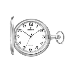 Best Orologio Festina da Taschino Bianco Argentato 49 mm Uomo Orologi Festina Uomo