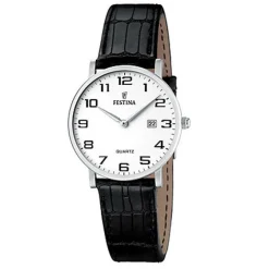 Fashion Orologio Festina Donna Collezione Classic In Acciaio Con Cinturino in Pelle Donna Orologi Festina Donna