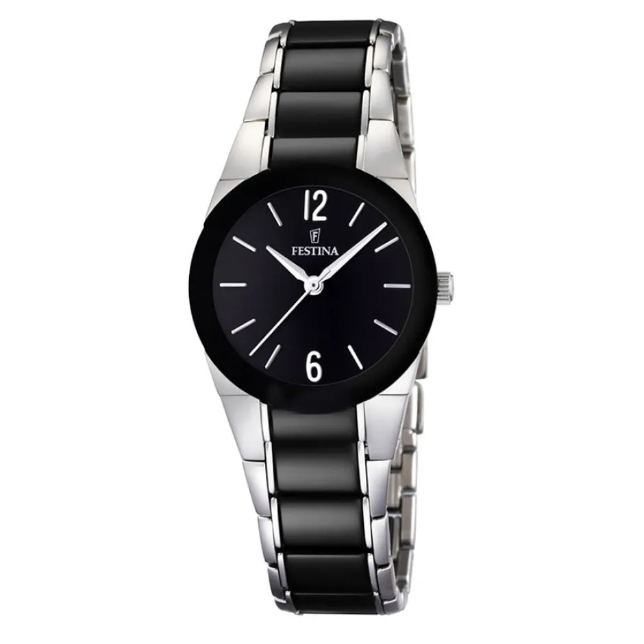 Online Orologio Festina Donna Collezione Ceramic In Acciaio e Ceramica Nera Donna Orologi Festina Donna