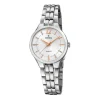 Outlet Orologio Festina Donna Collezione Mademoiselle In Acciaio Cassa MM. 28 Con Quadrante Argento Donna Orologi Festina Donna