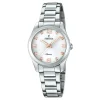 New Orologio Festina Donna Collezione Mademoiselle In Acciaio Con Quadrante Argentè E Zirconi Donna Orologi Festina Donna