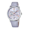 Discount Orologio Festina Donna In Acciaio Cassa MM. 36 con Quadrante Lilla e Cinturino in Pelle Glicine Donna Orologi Festina Donna