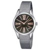 Clearance Orologio Festina Donna In Acciaio Con Quadrante Grey E Bracciale Maglia Milano Donna Orologi Festina Donna