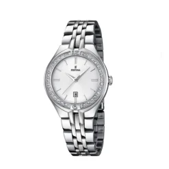 Best Orologio Festina Donna In Acciaio Con Lunetta In Strass e Quadrante Argentè Donna Orologi Festina Donna