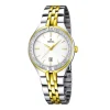 Sale Orologio Festina Donna In Acciaio Placcato Oro Giallo e Lunetta In Strass Donna Orologi Festina Donna