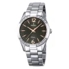 Best Orologio Festina Donna Mademoiselle In Acciaio Con Quadrante Marrone E Lunetta Con Strass Donna Orologi Festina Donna