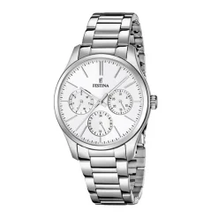 Sale Orologio Festina Donna Multifunzione In Acciaio Con Quadrante Argento Donna Orologi Festina Donna