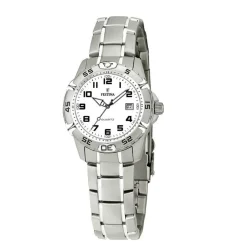 Outlet Orologio Festina Donna Sport In Acciaio Color Titanio Con Doppio Cinturino Donna Orologi Festina Donna