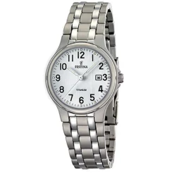 Hot Orologio Festina Donna Titanium In Titanio Con Quadrante Argentè Donna Orologi Festina Donna