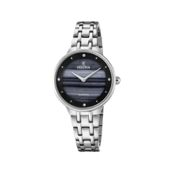 Discount Orologio Festina Mademoiselle Nero Acciaio Quartz 31 mm Donna Orologi Festina Donna