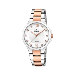 Fashion Orologio Festina Mademoiselle Grigio Acciaio Quartz 34 mm Donna Orologi Festina Donna