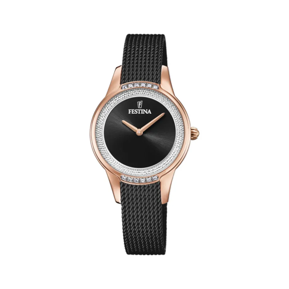 Best Orologio Festina Mademoiselle Nero Acciaio 30,2 mm Donna Orologi Festina Donna