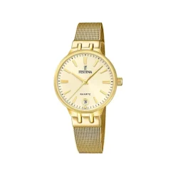 Outlet Orologio Festina Mademoiselle Beige Acciaio Quartz 33 mm Donna Orologi Festina Donna