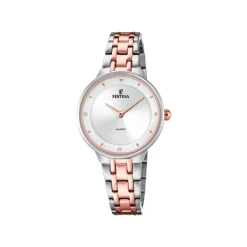 New Orologio Festina Mademoiselle Grigio Acciaio Quartz 30,5 mm Donna Orologi Festina Donna