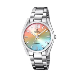 Outlet Orologio Festina Multicolor Bracciale Acciaio 36,8 mm Donna Orologi Festina Donna