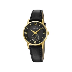 Online Orologio Festina Nero Dorato Pelle 29 mm Donna Orologi Festina Donna