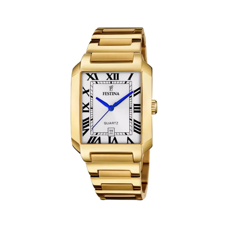 Discount Orologio Festina On The Square Grigio Acciaio Quartz 36 mm Uomo Orologi Festina Uomo