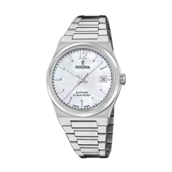 Discount Orologio Festina Quarzo Argento Swiss Made 35 mm Donna Orologi Festina Donna