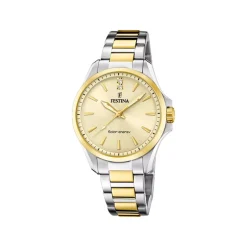 Discount Orologio Festina Solar Energy Beige Acciaio Quartz 34 mm Donna Orologi Festina Donna