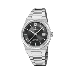 Outlet Orologio Festina Swiss Made Nero Acciaio Quartz 35 mm Donna Orologi Festina Donna