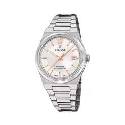 Clearance Orologio Festina Swiss Made Grigio Acciaio Quartz 35 mm Donna Orologi Festina Donna