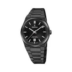 Fashion Orologio Festina Swiss Made Nero Acciaio Quartz 40 mm Uomo Orologi Festina Uomo