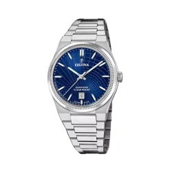 Discount Orologio Festina Swiss Made Azzurro Acciaio Quartz 40 mm Uomo Orologi Festina Uomo