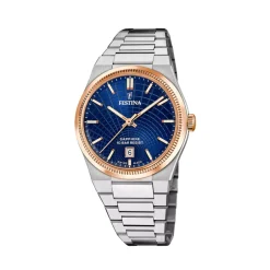 Sale Orologio Festina Swiss Made Azzurro Acciaio Quartz 40 mm Uomo Orologi Festina Uomo