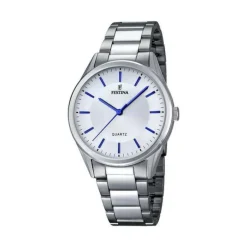 Fashion Orologio Festina Uomo Classic In Acciaio Con Indici Blu Uomo Orologi Festina Uomo