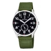 Best Orologio Festina Uomo Collezione Retro Con Quadrante Nero e Cinturino In Canvas Verde Nato Uomo Orologi Festina Uomo