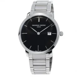 Hot Orologio Frederique Constant Uomo Slim Line Automatic Ultrapiatto In Acciaio Uomo Outlet Orologi