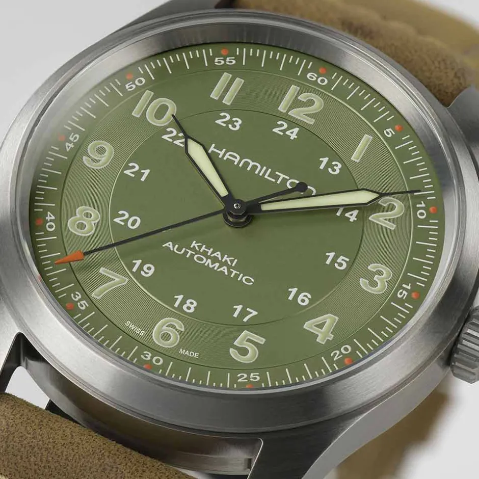 Sale Orologio Hamilton Khaki Field Titanium 38mm H70205860 Uomo Orologi Hamilton Uomo