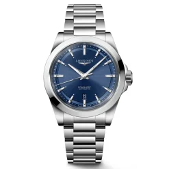 Outlet Orologio Longines Conquest Blu Automatico 41 mm Uomo Orologi Longines Uomo
