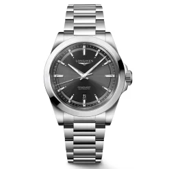 New Orologio Longines Conquest Nero Automatico 41 mm Uomo Orologi Longines Uomo