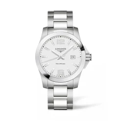Clearance Orologio Longines Conquest Bianco Quartz 41 mm Uomo Orologi Longines Uomo