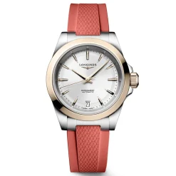 Clearance Orologio Longines Conquest Arancione Caucciu Automatico 34 mm Donna Orologi Longines Donna