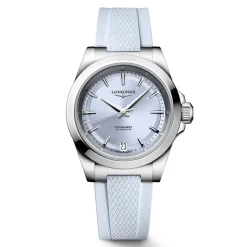Online Orologio Longines Conquest Azzurro Caucciu Automatico 34 mm Donna Orologi Longines Donna