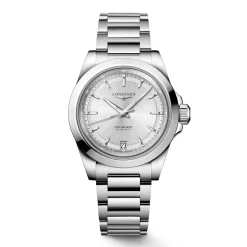 New Orologio Longines Conquest Bianco Automatico 34 mm Donna Orologi Longines Donna