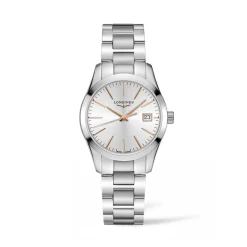 Discount Orologio Longines Conquest Classic Argento Quartz 34 mm Donna Orologi Longines Donna