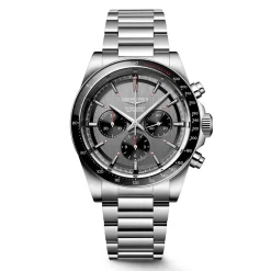 Discount Orologio Longines Conquest Chrono Sky Grigio 42 mm Uomo Orologi Longines Uomo