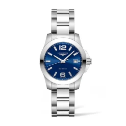 New Orologio Longines Conquest Blu Quartz 34 mm Donna Orologi Longines Donna
