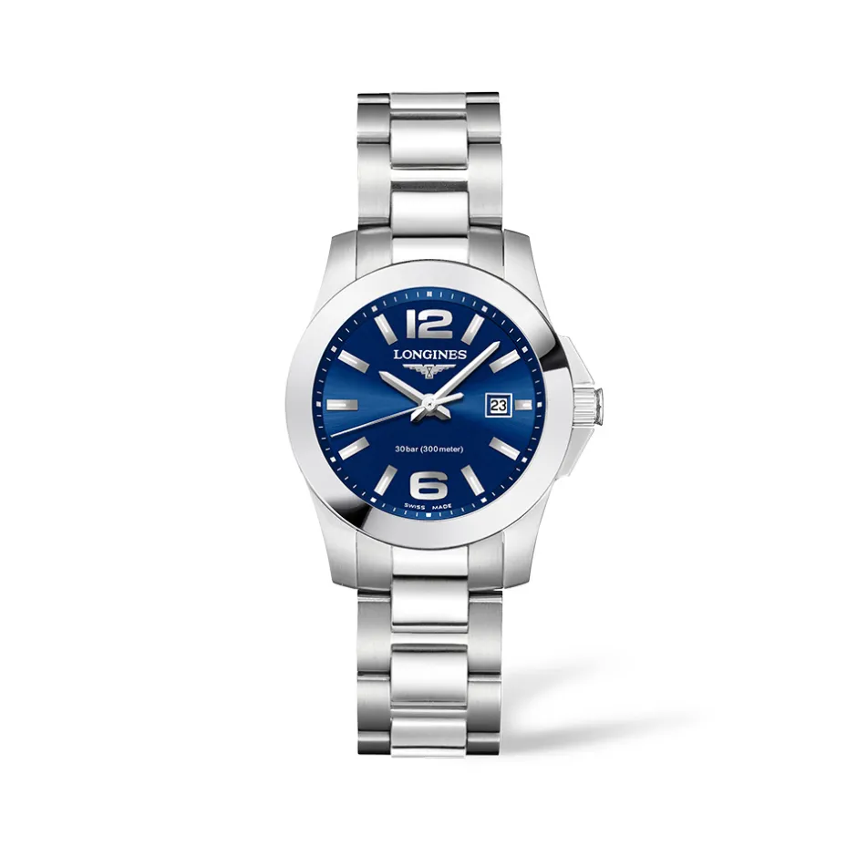 New Orologio Longines Conquest Blu Quartz 29,50 mm Donna Orologi Longines Donna