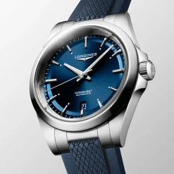 Best Orologio Longines Conquest Blu Caucciu 38 mm Uomo Orologi Longines Uomo