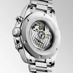 Outlet Orologio Longines Conquest Chronograph Blu 42 mm Uomo Orologi Longines Uomo