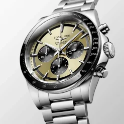Clearance Orologio Longines Conquest Chronograph Oro 42 mm Uomo Orologi Longines Uomo
