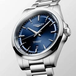 Outlet Orologio Longines Conquest Blu Automatico 41 mm Uomo Orologi Longines Uomo