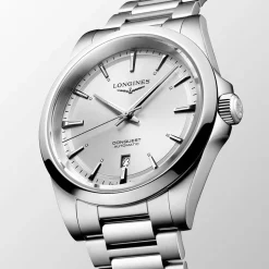 Clearance Orologio Longines Conquest Bianco Automatico 41 mm Uomo Orologi Longines Uomo